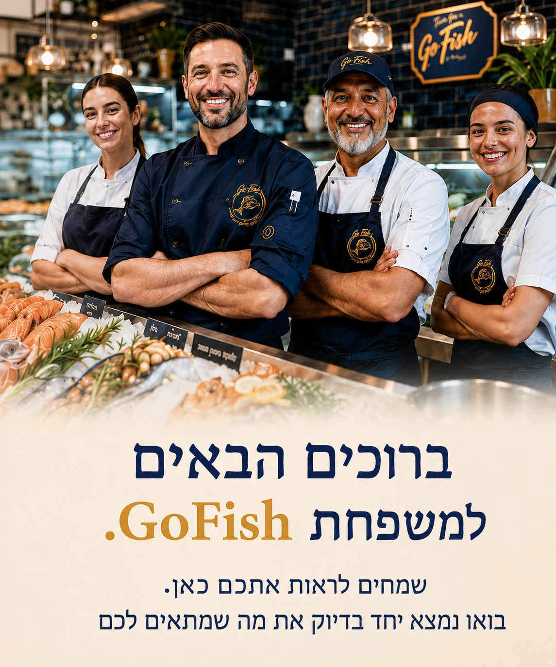 Go Fish - דגים טריים בבית שמש ומשלוחים עד הבית